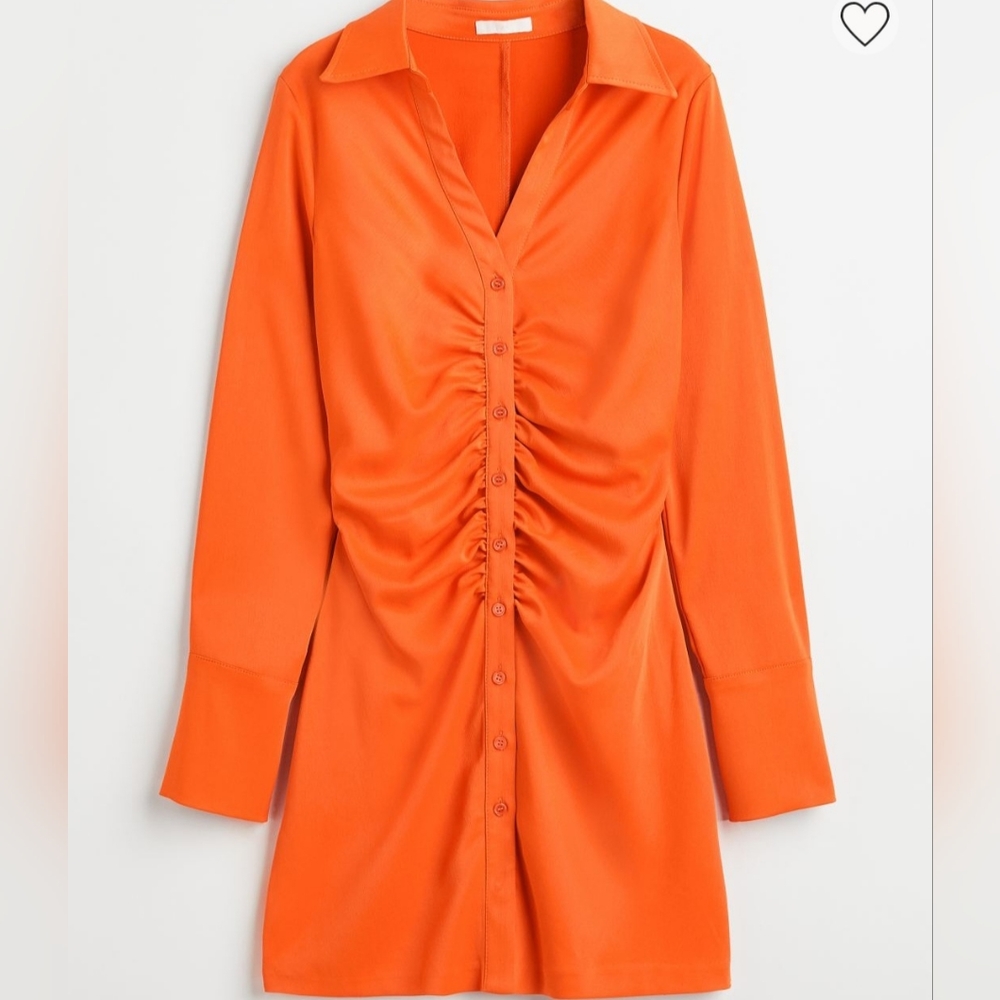 Orange 🤎 H&M Dress Size-Small